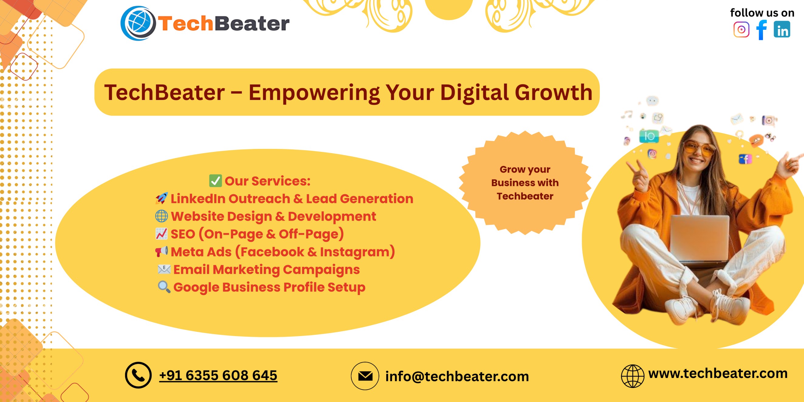  TechBeater – Your Trusted Partner for Web, SEO & Lead Generation